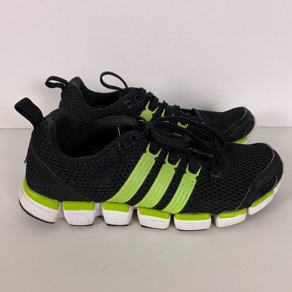Adidas Cllimacool Running Shoes Sneakers Mens Size 8 Black Neon Green - Picture 2 of 16
